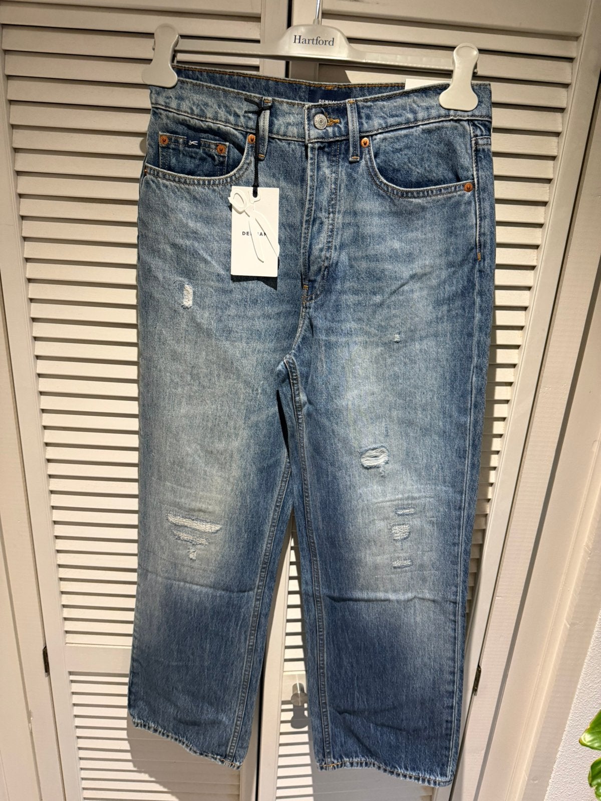 Nieuwe Denham ima loose fit 27-32, Verzenden, Nieuw, Blauw, W27 (confectie 34) of kleiner