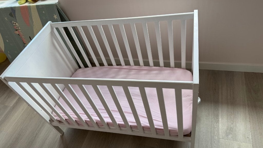 IKEA SUNDVIK crib 60x120, Ophalen, Zo goed als nieuw, Ledikant