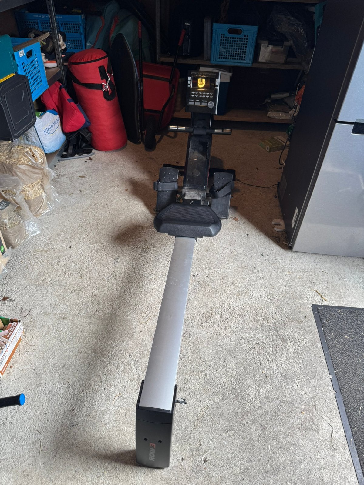 Focus Fitness Row 3 Roeitrainer - Prima staat, Sport en Fitness, Fitnessapparatuur, Ophalen, Armen, Zo goed als nieuw, Metaal