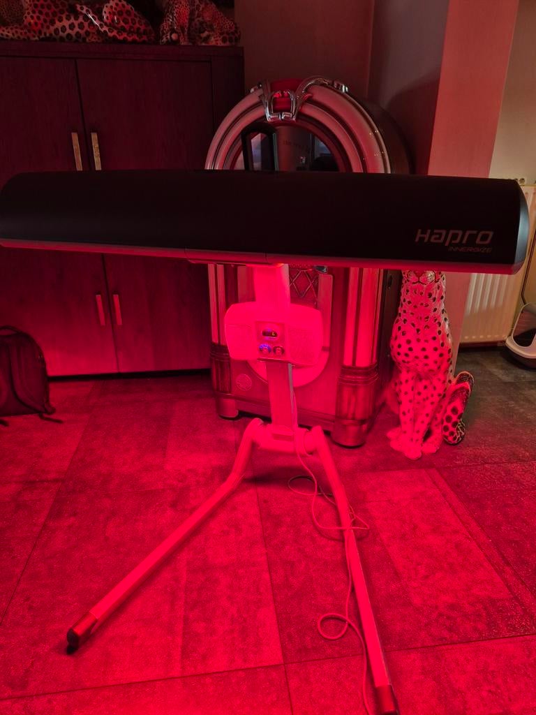 Koopje topstaat hapro hp8565 innergize full options, Ophalen, Zo goed als nieuw, Zonnebank enkelzijdig, Minder dan 10 lampen