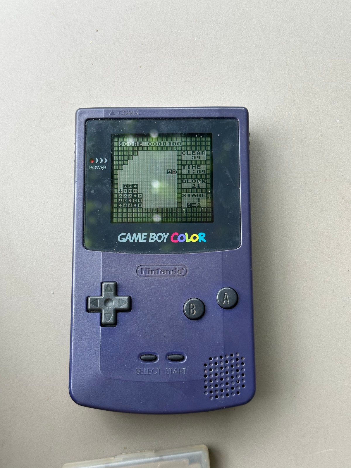Gameboy Color met 13 spellen uit de jaren '90 + tas & boekje, Ophalen, Gebruikt