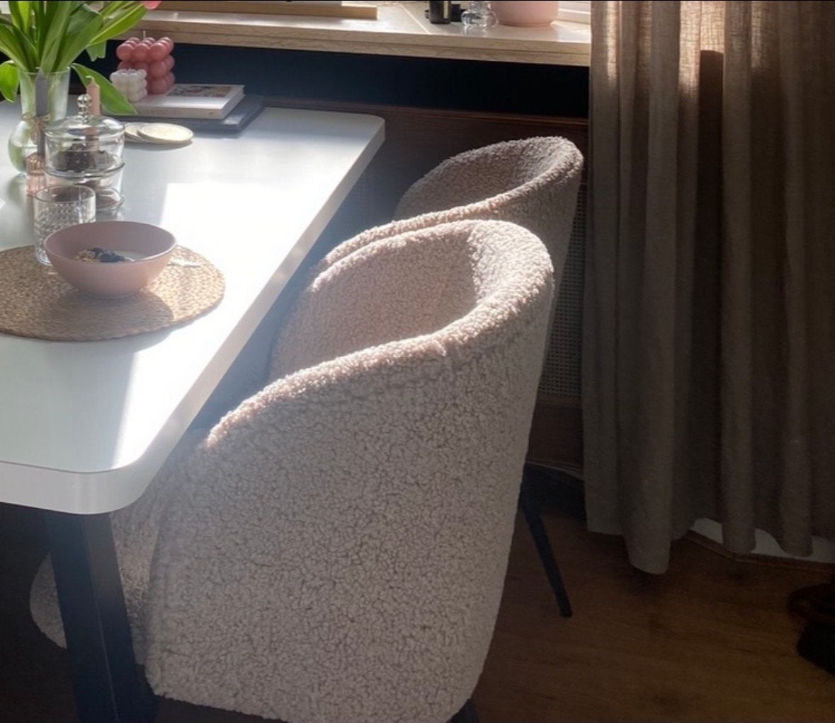 Sostrene Grene Teddy Eetkamerstoelen - 4 stuks, Ophalen, Twee, Overige kleuren, Zo goed als nieuw