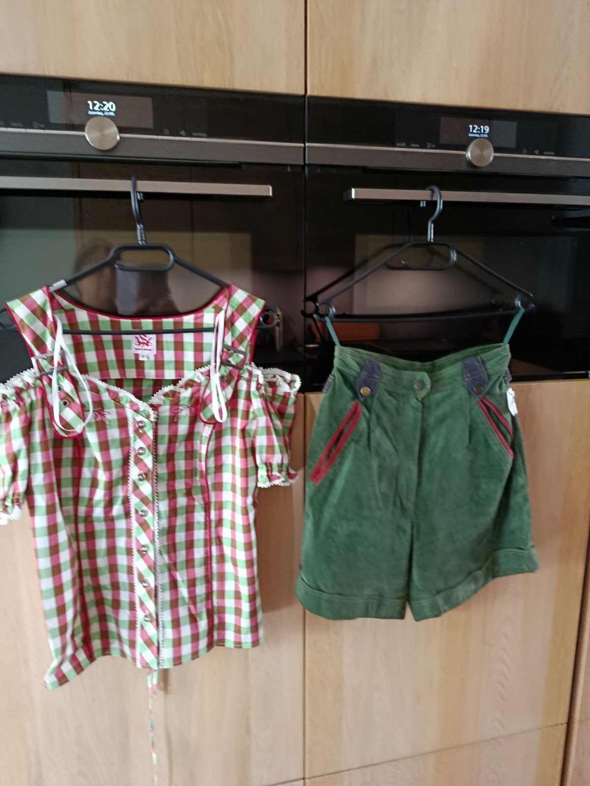Dirndl Blouse Spieth & Wensky en Lederhose Kallebeske Set, Ophalen of Verzenden