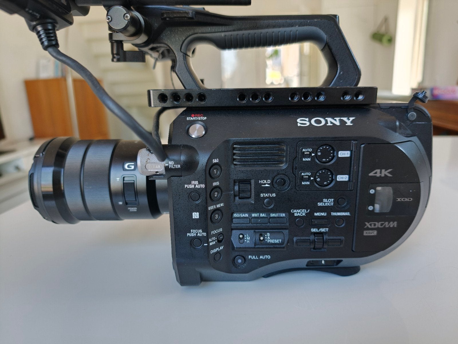 Sony FS7 Professionele Filmcamera, lens en vele assesoires, Audio, Tv en Foto, Videocamera's Digitaal, Ophalen, Sony, 20x of meer