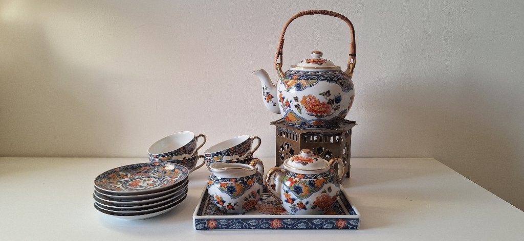 Japanse theeset - Imari stijl, Ophalen