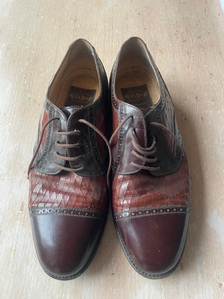 Aldo Brue schoenen maat 8 (42), Bruin, Ophalen of Verzenden, Gedragen, Veterschoenen