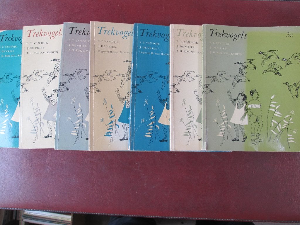 Trekvogels, door S. T. van Dijk/J. de Vries, 7 delen, Ophalen of Verzenden, Gelezen, Overige niveaus, Nederlands