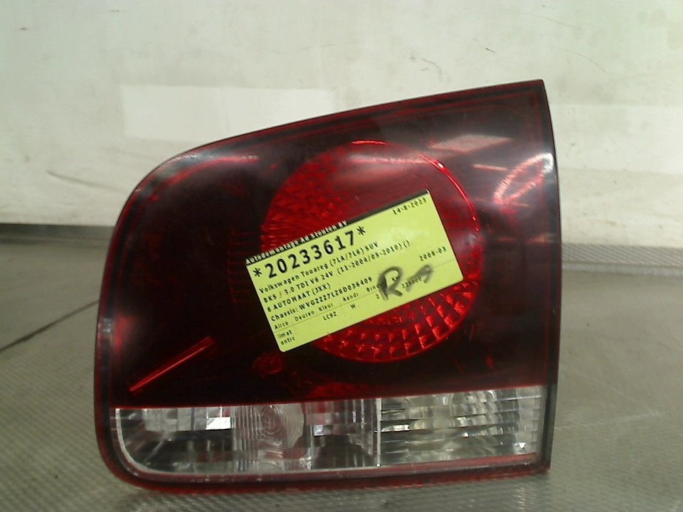Achterlicht Rechts Volkswagen Touareg (7LA/7L6) 28268003, Gebruikt, Volkswagen, Volkswagen AG, Kundenbetreuung@volkswagen.de
