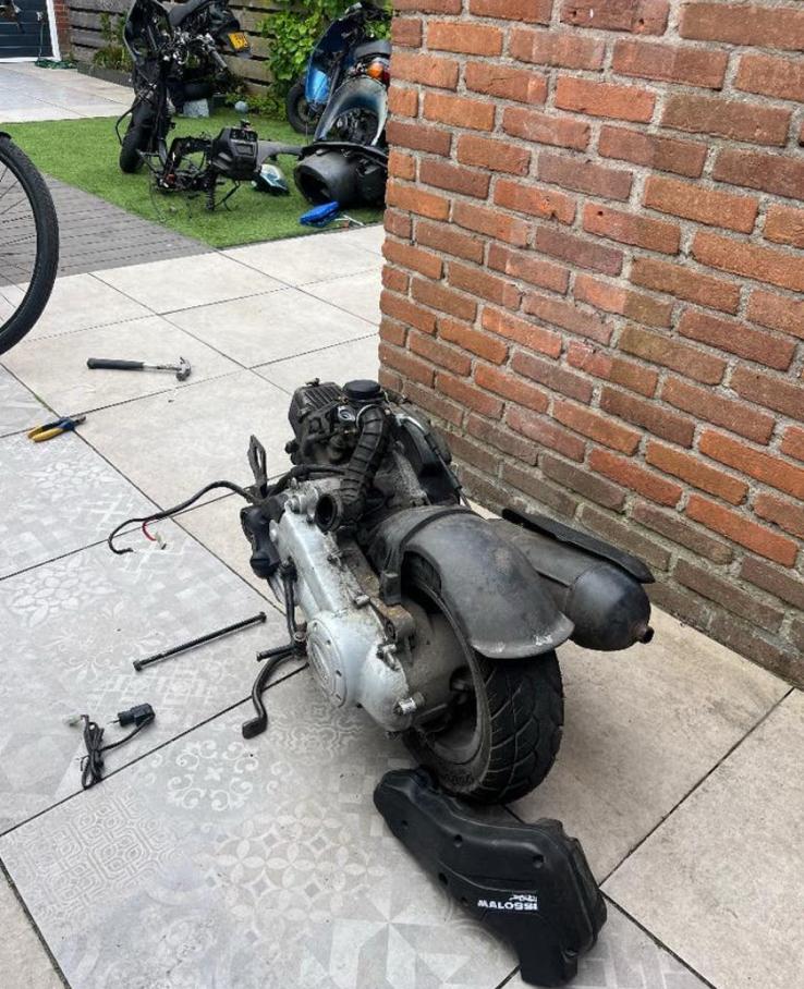 Piaggio zip 4t blok, plug and play carburateur versie, Fietsen en Brommers, Brommeronderdelen | Algemeen, Gebruikt, Blok, Ophalen