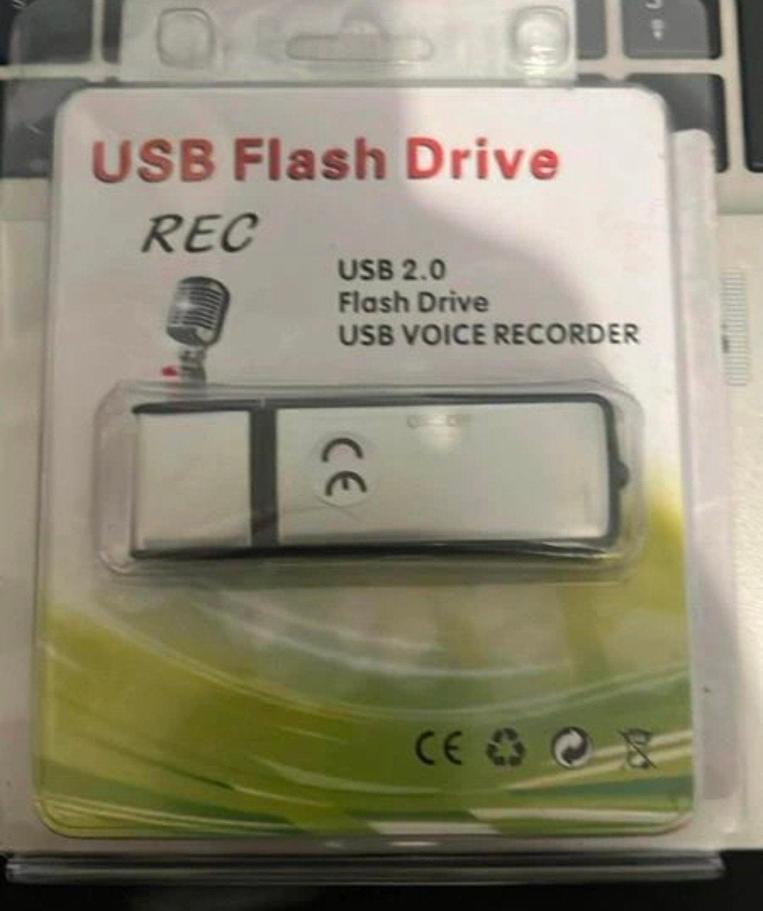 USB Flash Drive REC USB 2.0 Voice Recorder, Verzenden, Nieuw, Onbekend, 8 GB