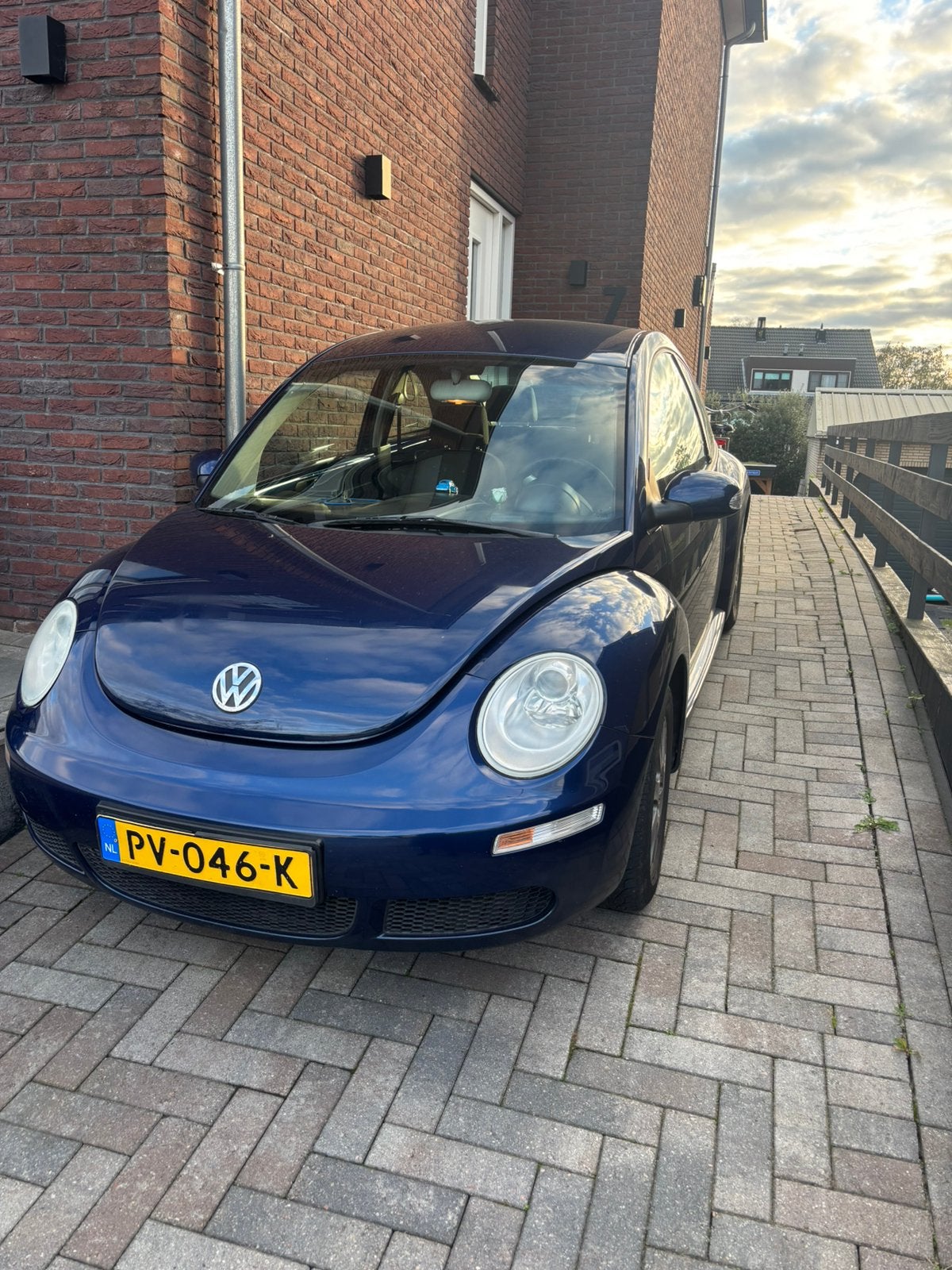 Volkswagen Beetle (Kever) 1.4 55KW 2007 Blauw, Voorwielaandrijving, 74 pk, Beetle (Kever), 4 cilinders