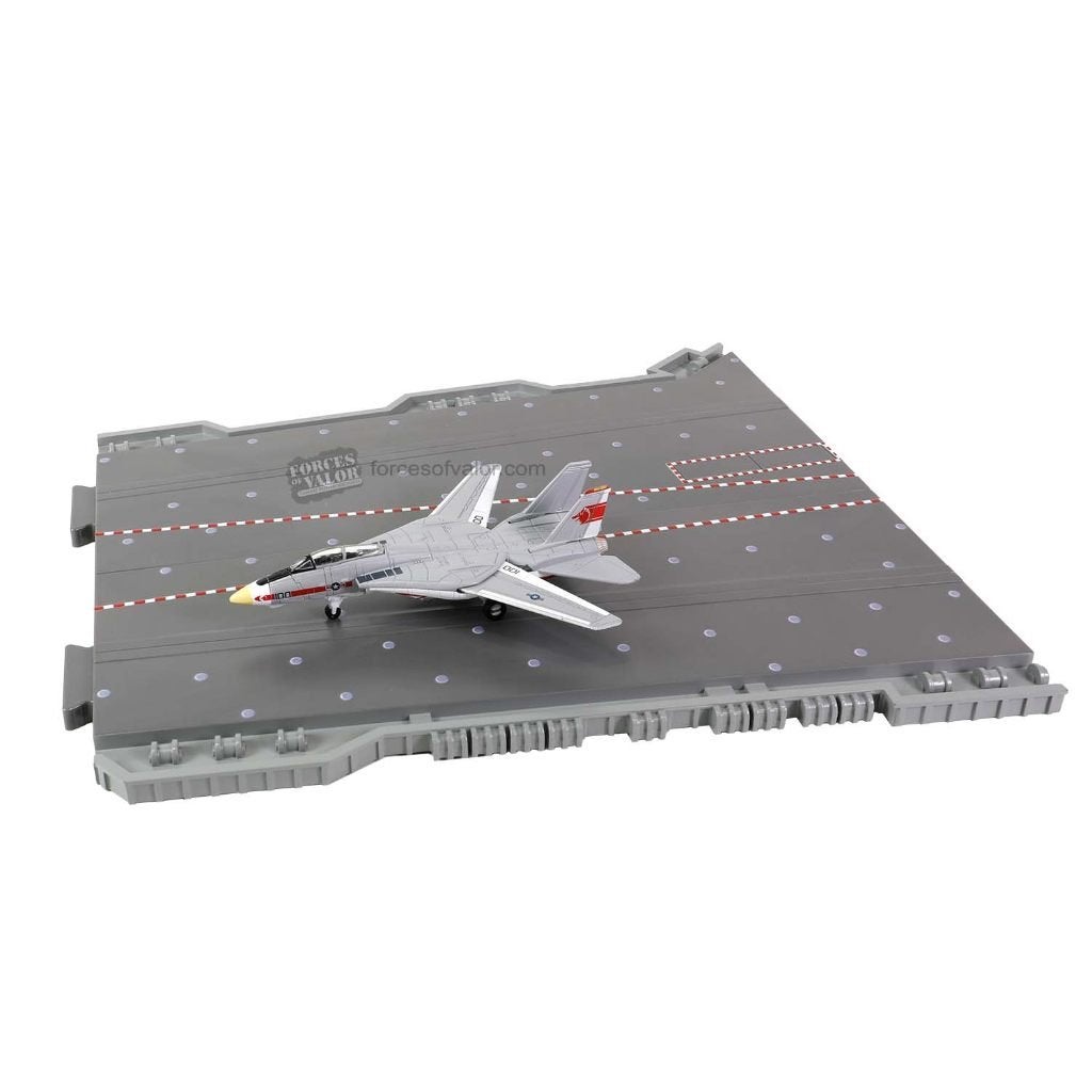 F-14A Tomcat VF-1 Wolfpack met Sectie B vliegdekschip, Overige merken, Glow2B Germany GmbH Erlenbacher Str. 3 shop@glow2b.de, 1:200 of kleiner