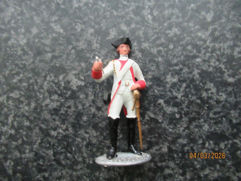 TINNEN SOLDAATJE- FRANSE GATINOIS REGIMENT /INFANTERIE, Ophalen of Verzenden, Zo goed als nieuw, 1:35 tot 1:50, Figuur of Figuren