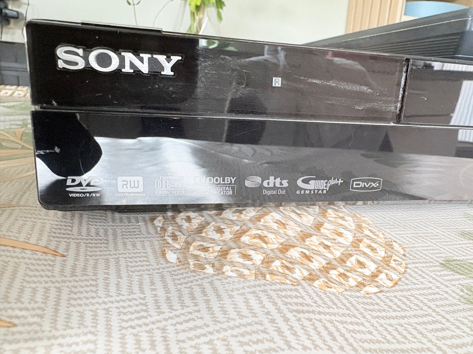 Sony RDR-AT205B HDD-recorder, afstandsbediening en kabels, Gebruikt, Verzenden, Met harddisk, Dvd-recorder
