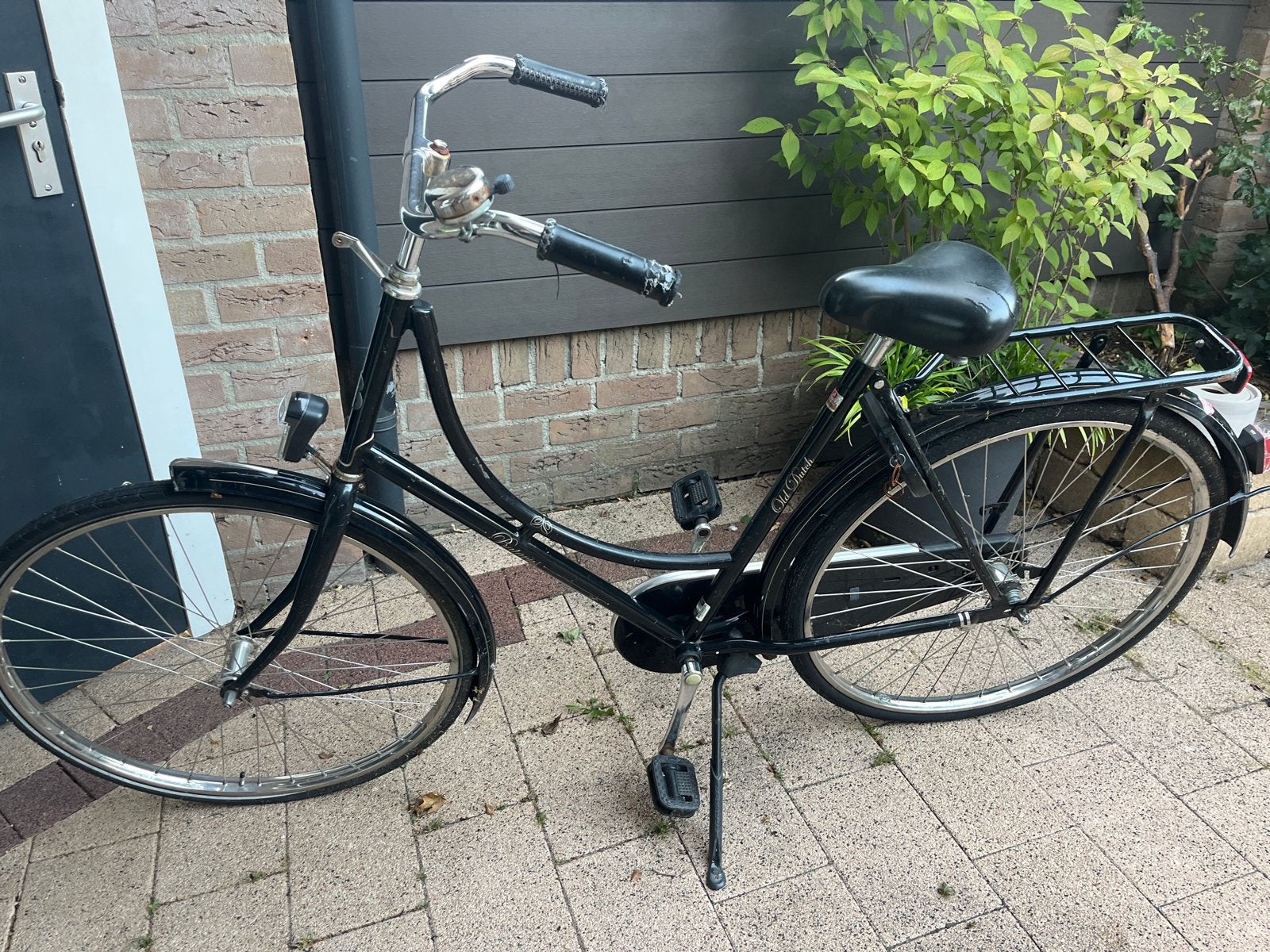 Batavus Old Dutch Damesfiets - Zwart, Fietsen en Brommers, Ophalen, Terugtraprem, Gebruikt, Batavus