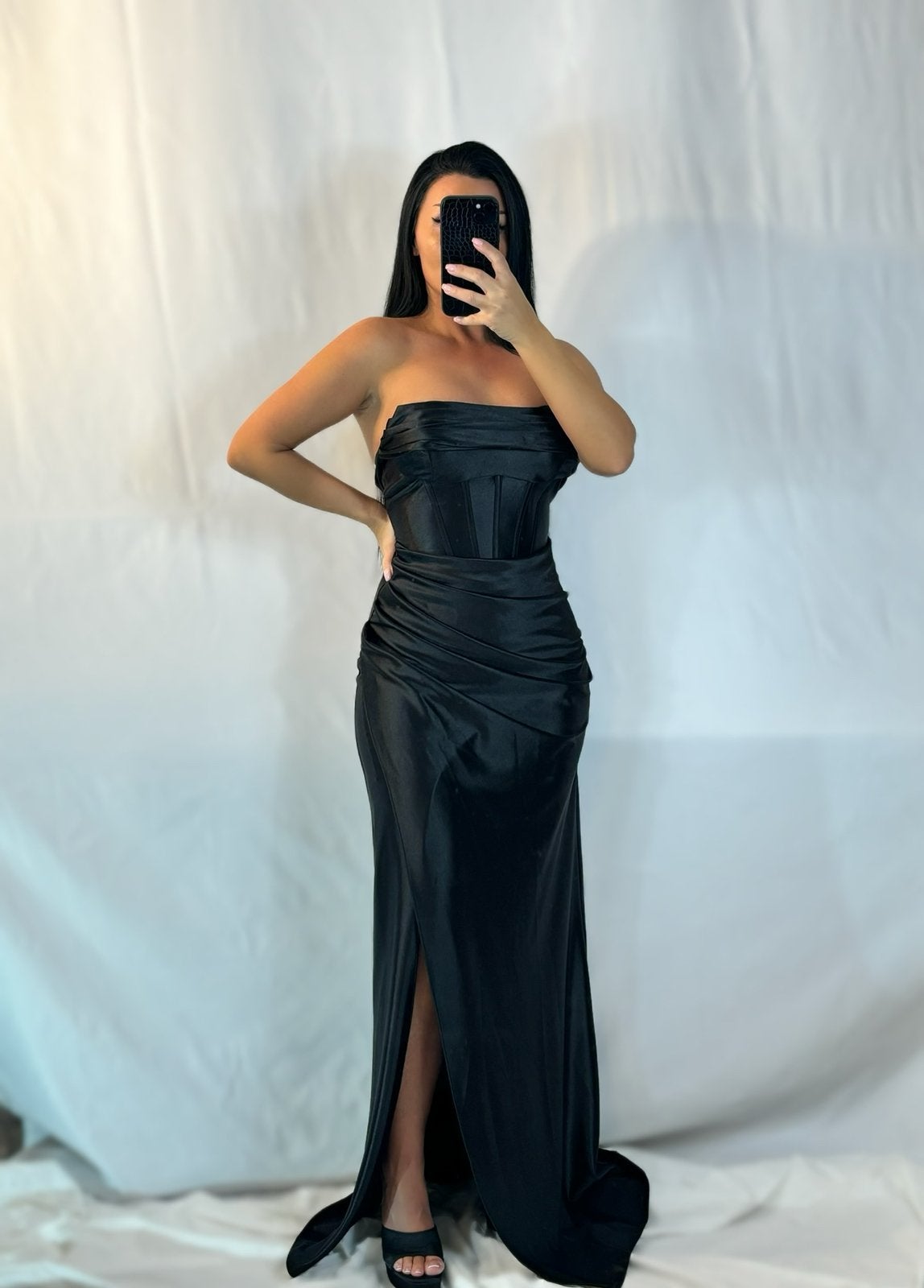 Galajurk corset, Ophalen, Nieuw, Maat 36 (S), Zwart