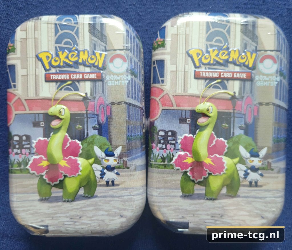 Pokémon Lumiose City – Meganium Mini Tin, Ophalen, Nieuw, Boosterbox, Foil
