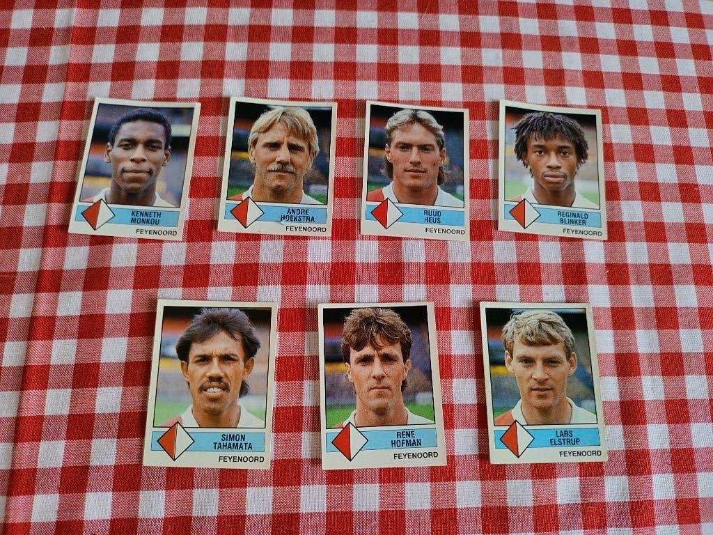 Panini Voetbalplaatjes 1987 Feyenoord, Ophalen of Verzenden, Gebruikt, Meerdere stickers