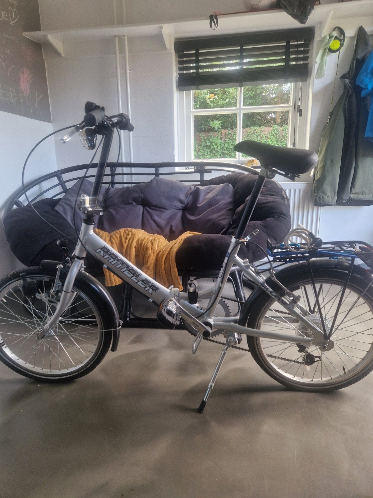 Rambler vouwfiets - Ideaal voor woon-werkverkeer, Fietsen en Brommers, 20 inch of meer, Velgrem, Versnellingen, Zo goed als nieuw