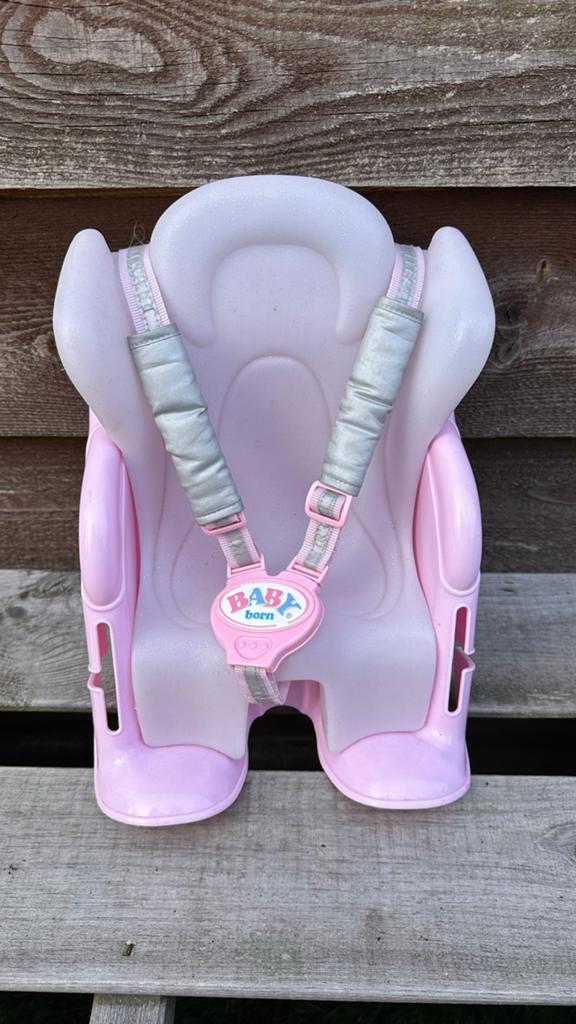BABY born fiets - en autostoeltje, Ophalen of Verzenden, Gebruikt, Babypop