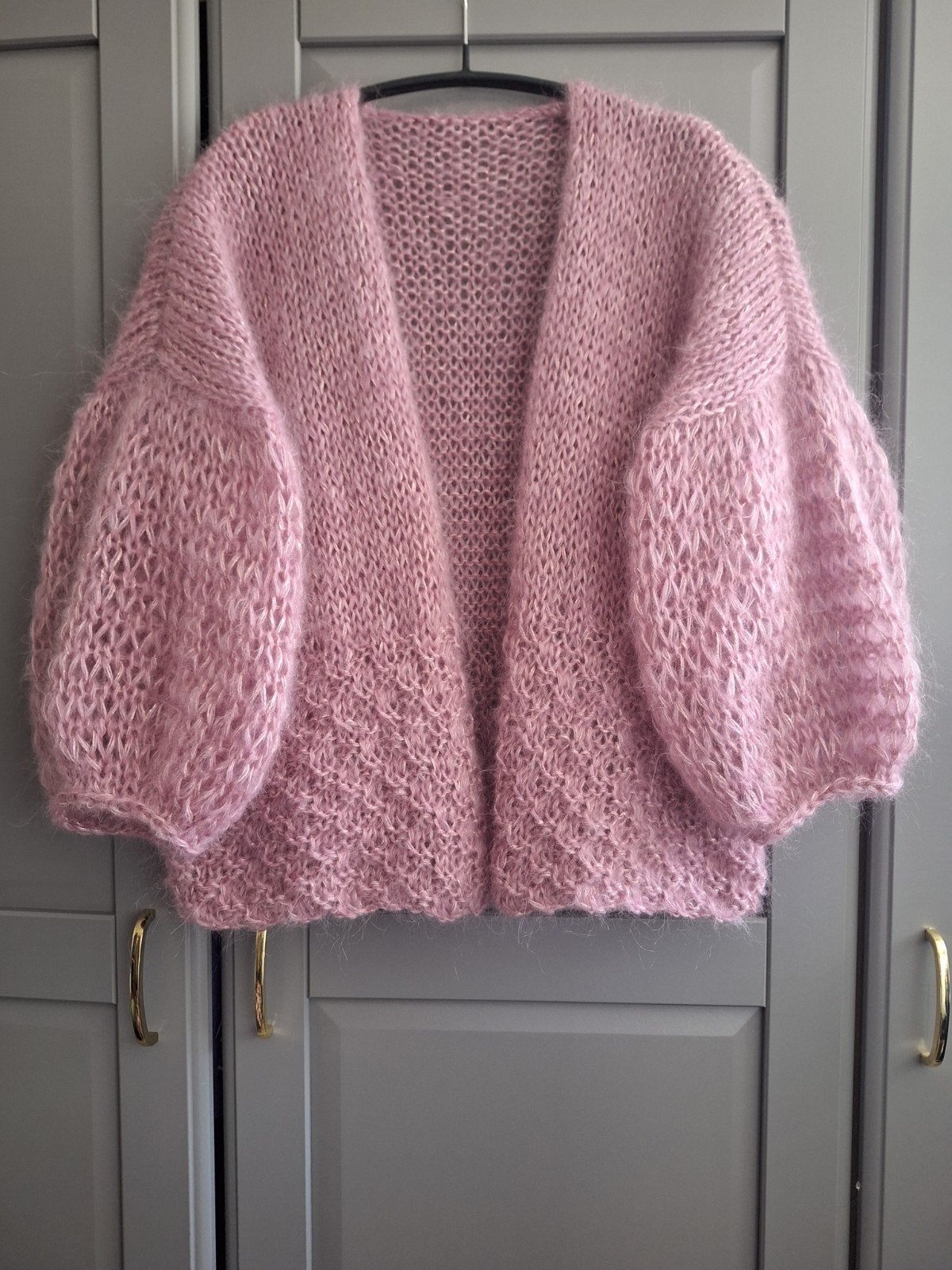 Nieuw handgemaakt mohair vest, maat zie afmetingen., Ophalen of Verzenden, Nieuw, Maat 42/44 (L), Roze
