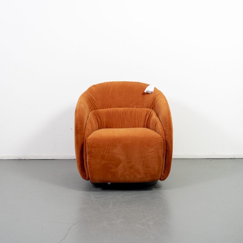 Natuzzi Botao Fauteuil Oranje Stof, Niet ingevuld, Nieuw, Niet ingevuld, Niet ingevuld