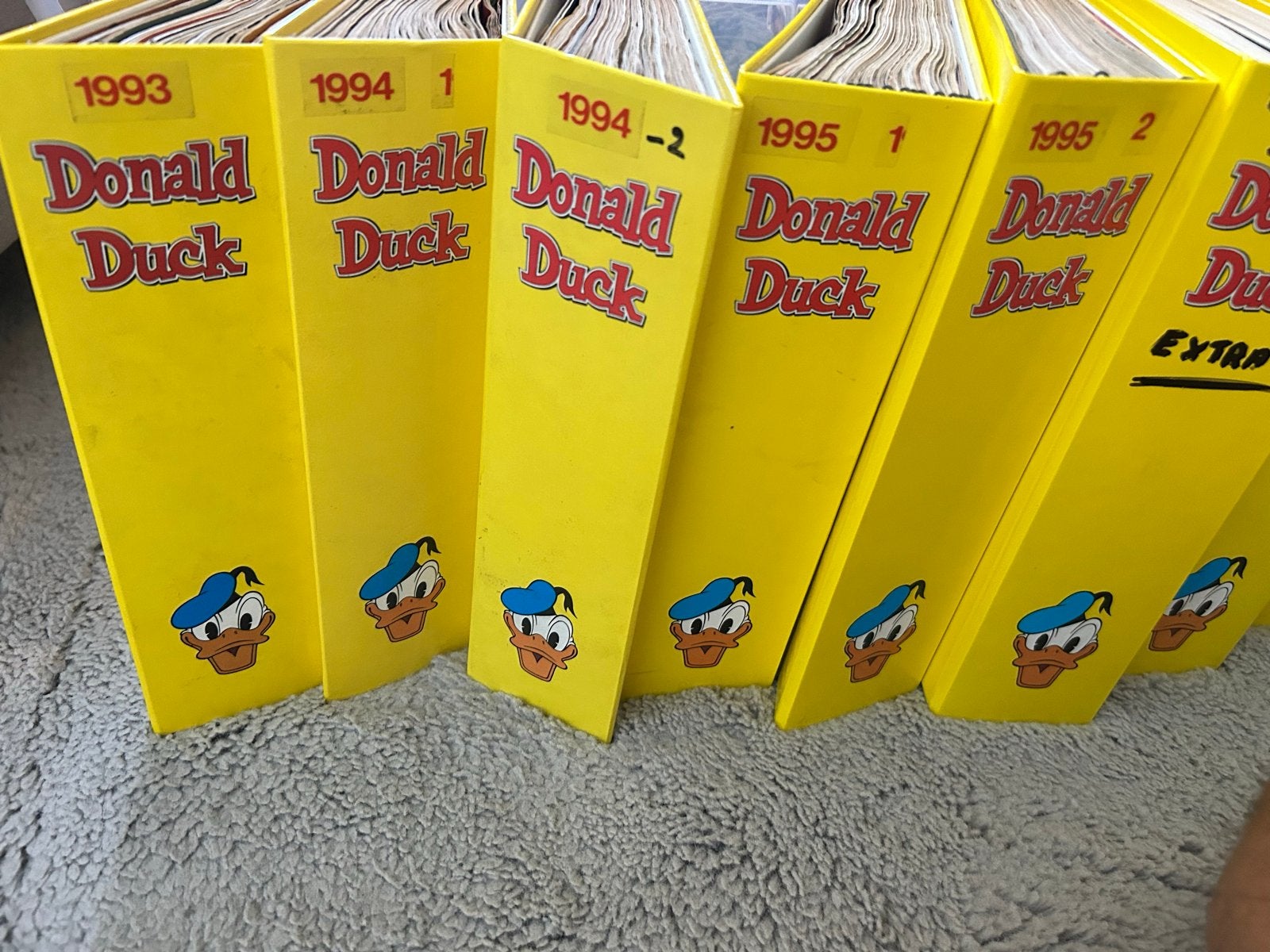 Donald Duck Jaargangen 1993-1999 in Banden, Complete serie of reeks, Ophalen, Gelezen