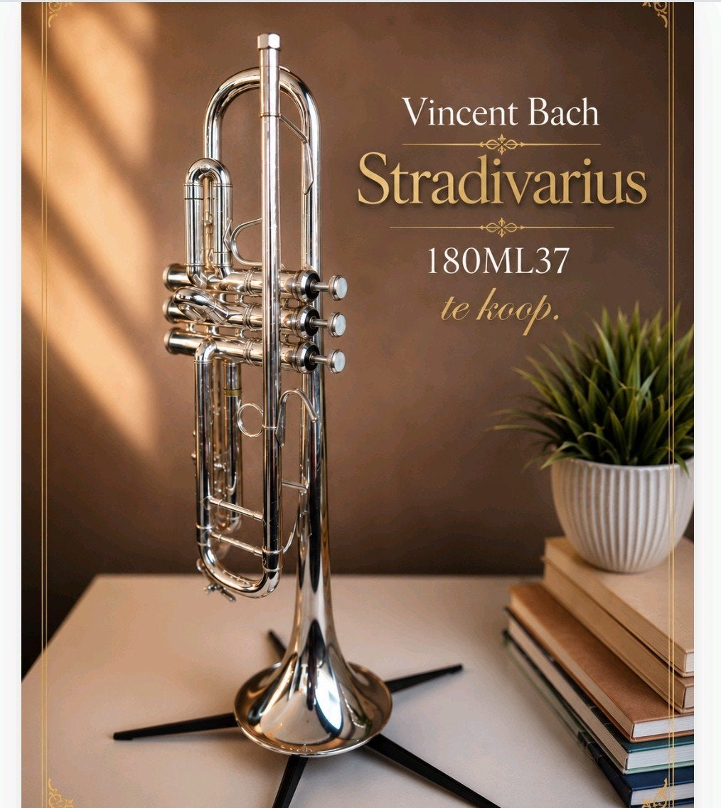 Vincent Bach Stradivarius topkwaliteit voor nette prijs, Ophalen, Zo goed als nieuw, Bes-trompet, Met koffer