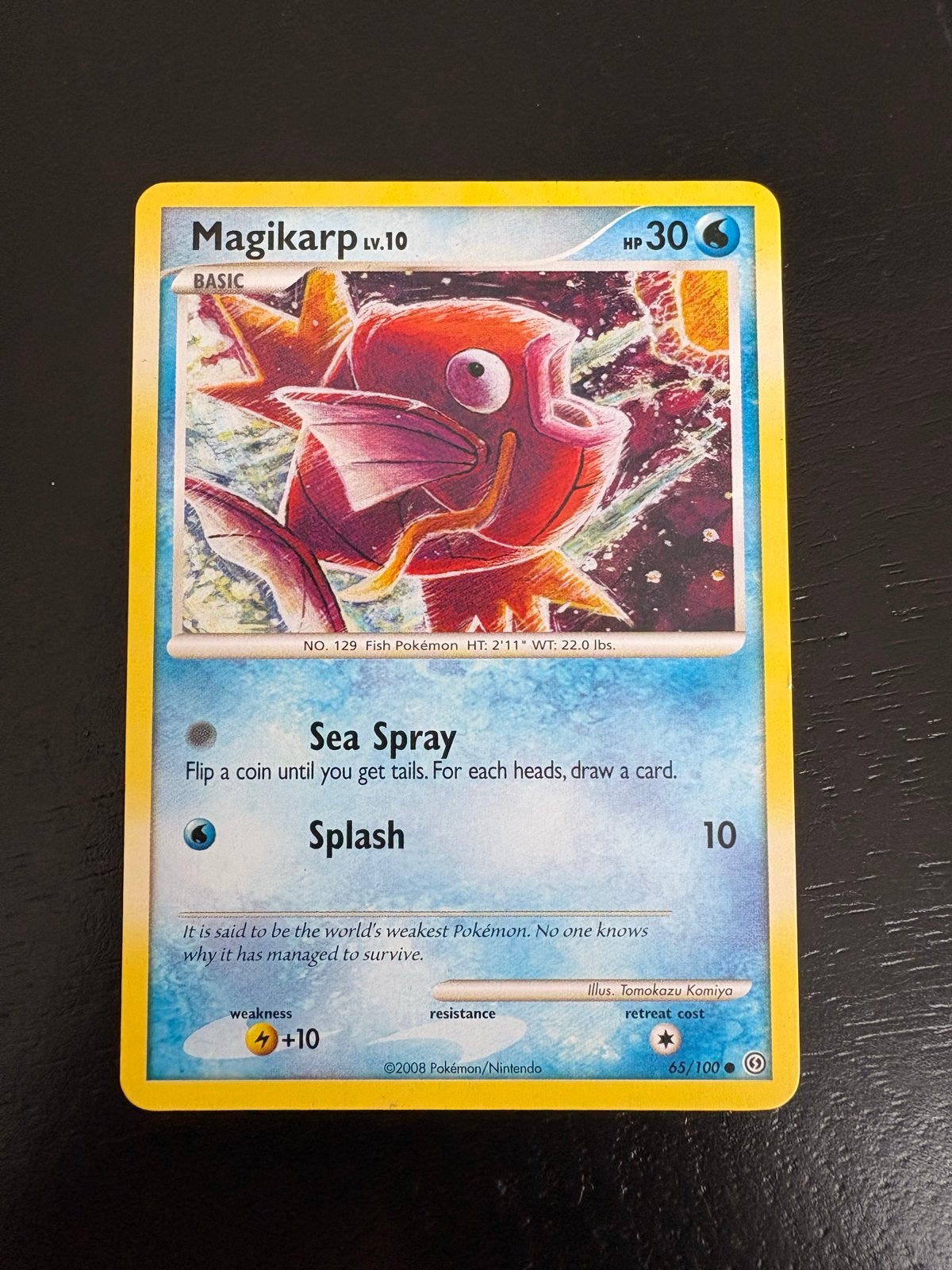Magikarp Lv.10 Pokémon Kaart, Ophalen of Verzenden, Zo goed als nieuw, Losse kaart