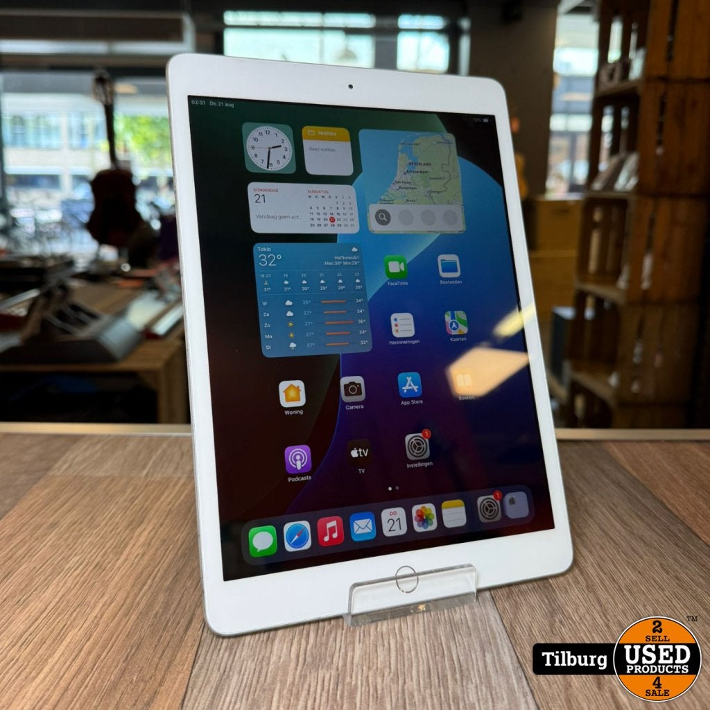 Apple iPad 7th gen 2019 32GB Zilver | Nette staat met garant, Computers en Software, Apple iPads, Apple, Gebruikt, Support@apple.com