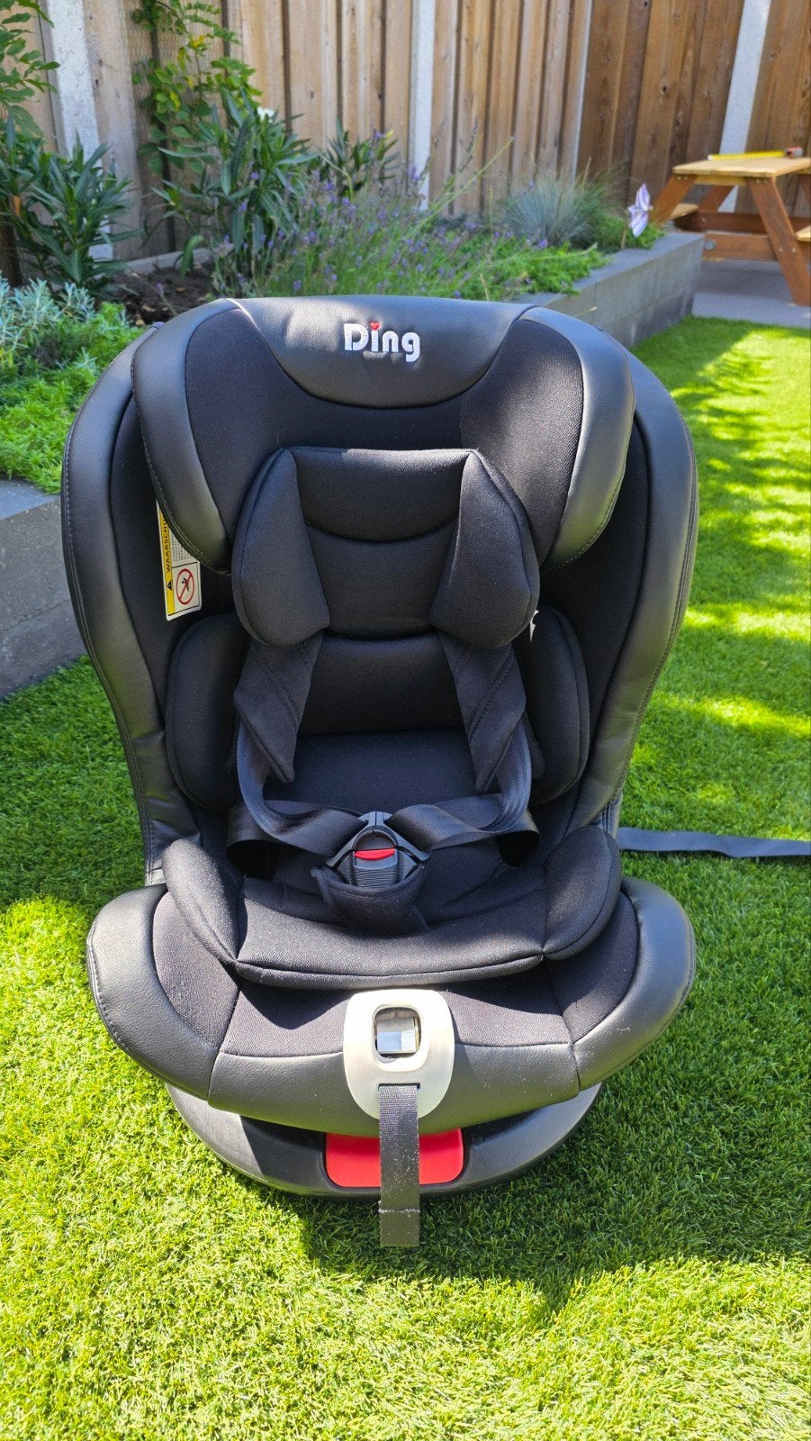 Ding draaibare autostoel 0-18 kg + isofix - Zwart, 0 t/m 18 kg, Verstelbare rugleuning, Ophalen, Overige merken
