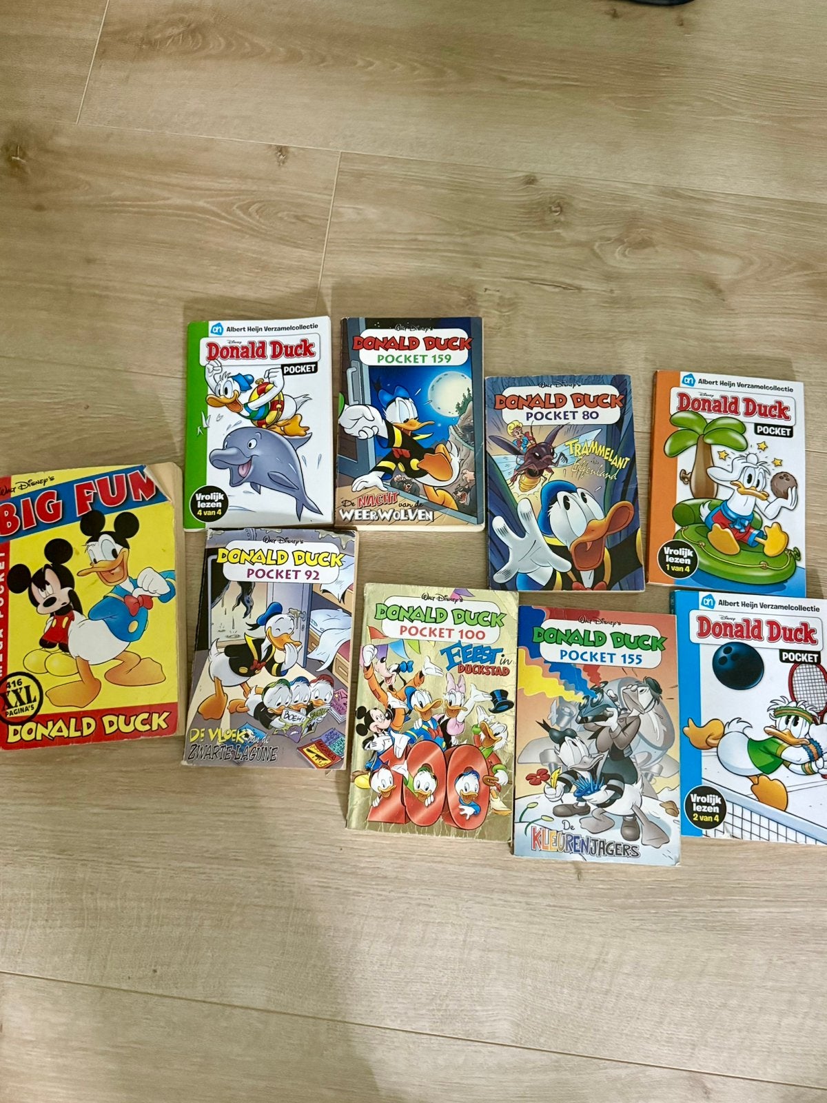 Donald Duck pocket set, Meerdere comics, Ophalen of Verzenden, Gelezen, Europa