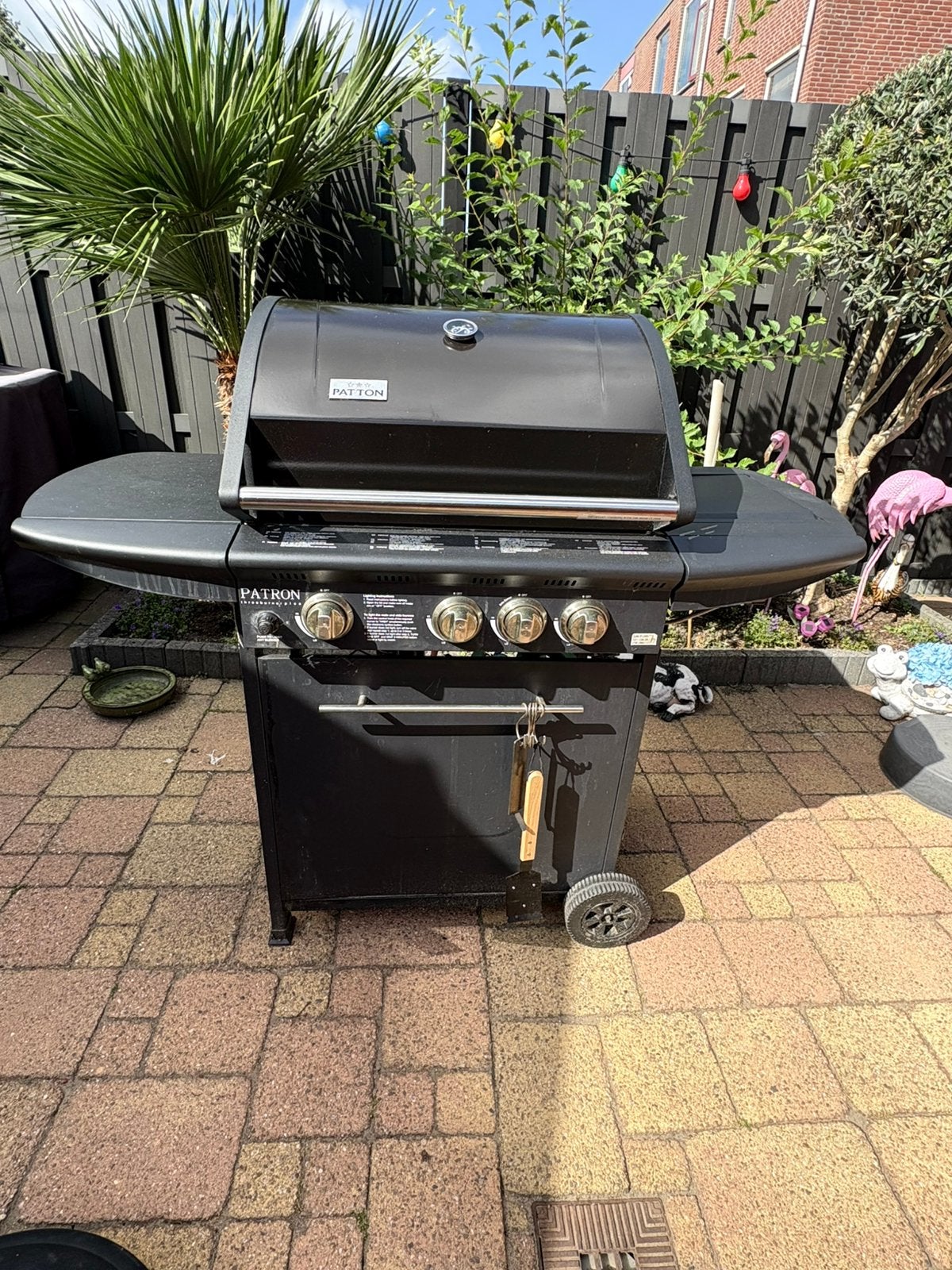 Patton gas BBQ met zijbrander, Ophalen, Gebruikt