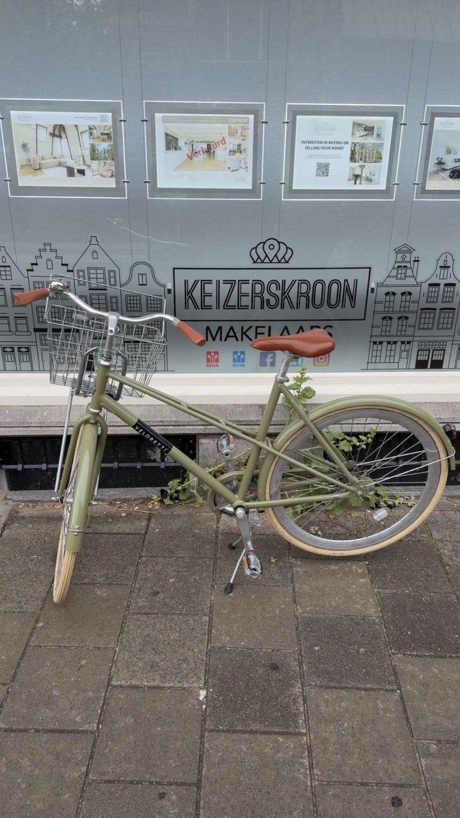 Veloretti fiets  Zo goed als nieuw, Fietsen en Brommers, 53 tot 56 cm, Velgrem, Zo goed als nieuw, Ophalen