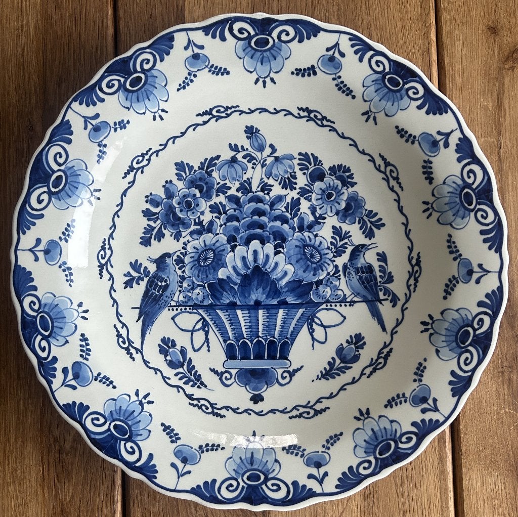 Delftsblauw bord vd Porceleyne Fles uit 1970, Ophalen of Verzenden