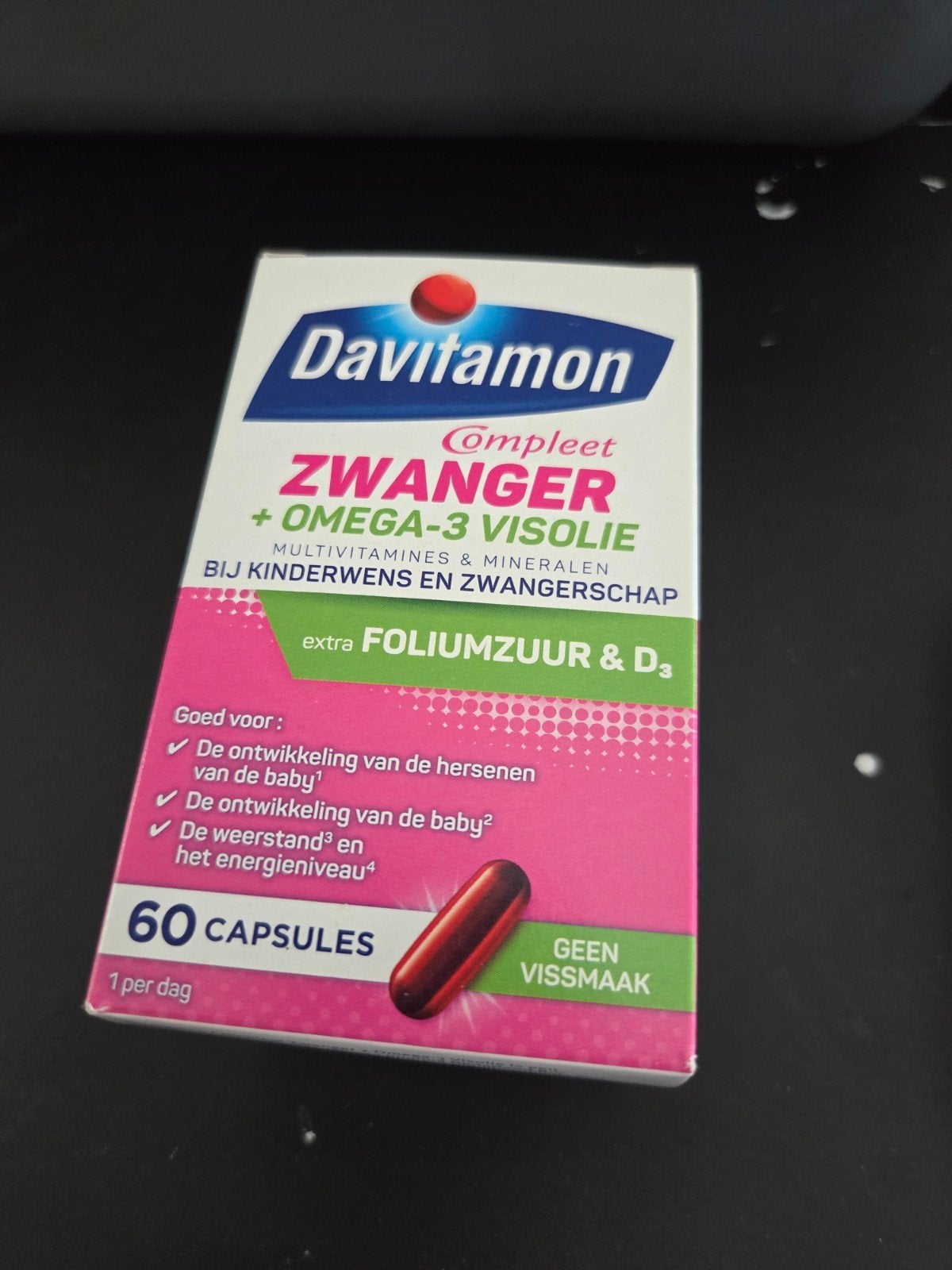 Davitamon Compleet Zwanger + Omega-3 Visolie 60 capsules, Boeken, Ophalen of Verzenden, Nieuw, Zwangerschap en Bevalling