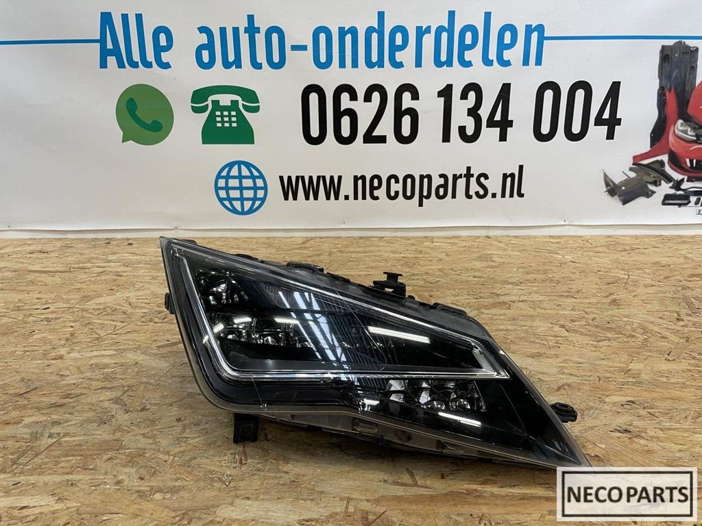 SEAT LEON 5F VOL LED KOPLAMP RECHTS 5F1941008A GEEN XENON, Gebruikt, -, -, Ophalen of Verzenden