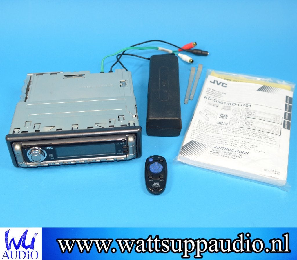 JVC KD-G801 1-din Autoradio / headunit 5VPre-out