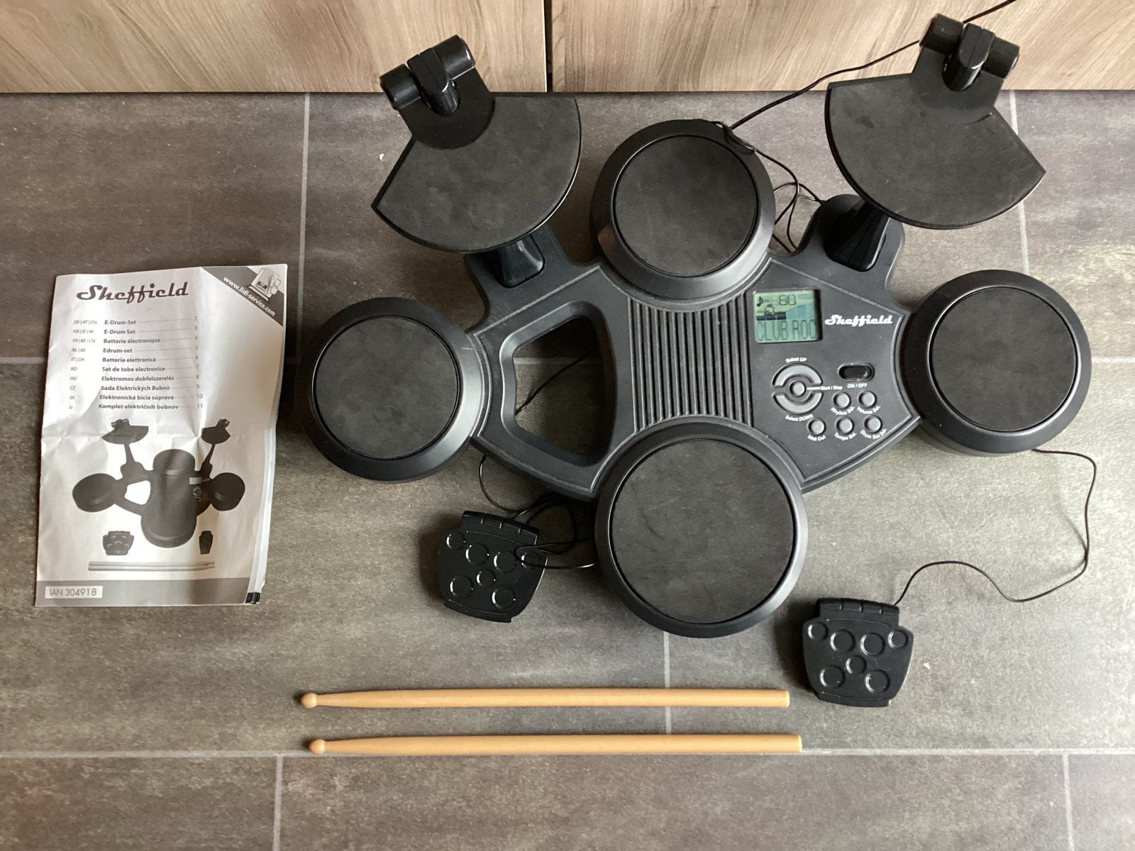 Sheffield e-drum set - elektronisch drumstel - Compleet, Ophalen of Verzenden, Gebruikt, Overige merken, Elektronisch