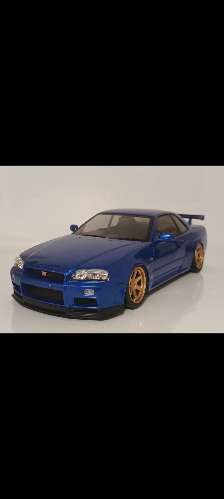 1:18 Nissan Skyline R34 GTR  JP KRAEMO, Hobby en Vrije tijd, Modelauto's | 1:18, Ophalen, Zo goed als nieuw, Overige merken