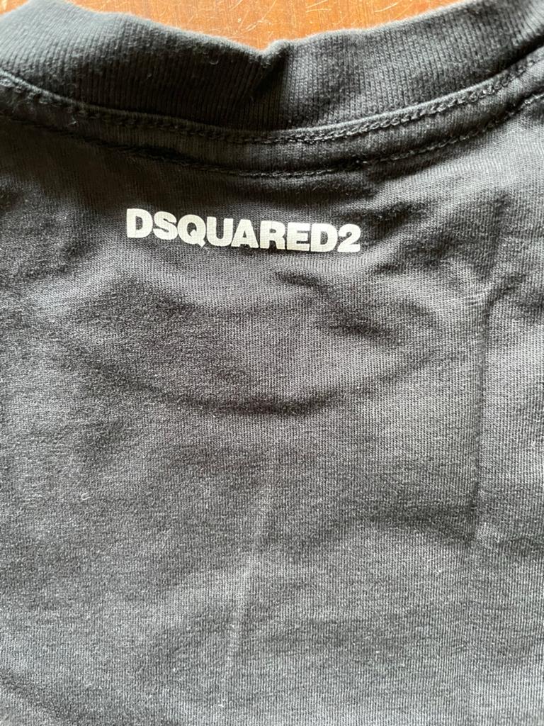 Dsquared2 T-shirt Zwart - Zo goed als nieuw, Ophalen of Verzenden, Zo goed als nieuw