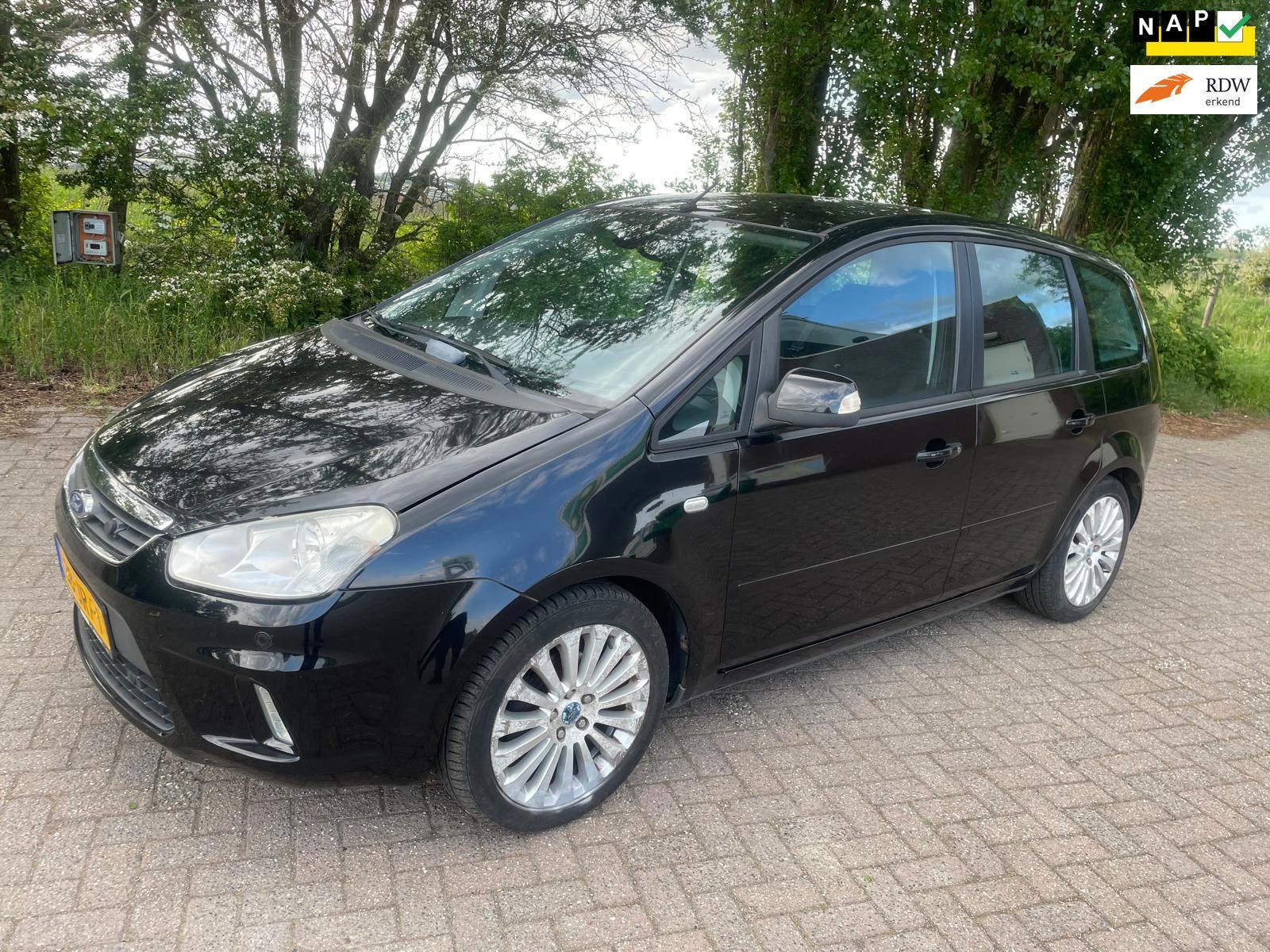 Ford C-Max 1.8-16V Titanium Flexifuel Eerste eigenaar, Auto's, Voorwielaandrijving, Dealer onderhouden, 125 pk, Gebruikt