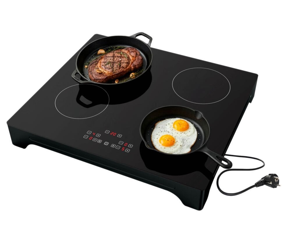 Tomado TIH6010B - Inductie kookplaat, Witgoed en Apparatuur, Kookplaten, Ophalen, 4 kookzones, Zo goed als nieuw, Inductie