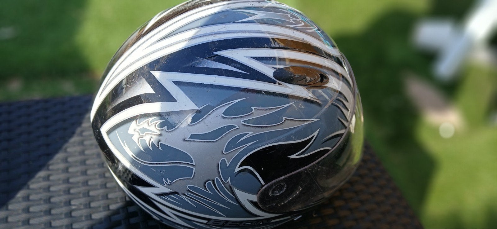 Stoere Beon motorhelm - Maat L, Motoren, Ophalen