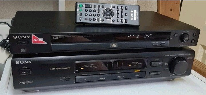 Sony set sdp-e300 processor + gratis cd dvd speler dvp-ns330, Audio, Tv en Foto, Ophalen of Verzenden, Dvd-speler, Sony