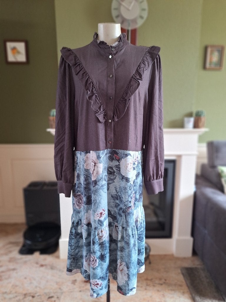 K-Design nieuwe jurk spijkerlook XXL, Kleding | Dames, K-design, Verzenden, Maat 46/48 (XL) of groter, Nieuw