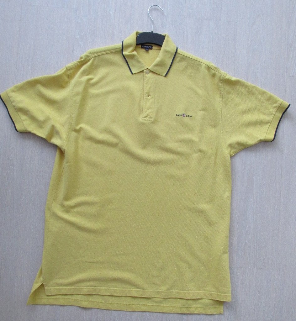 GANT Polo Shirt Geel - Maat 3XL - XXXL, Verzenden, GANT, Geel, Overige maten