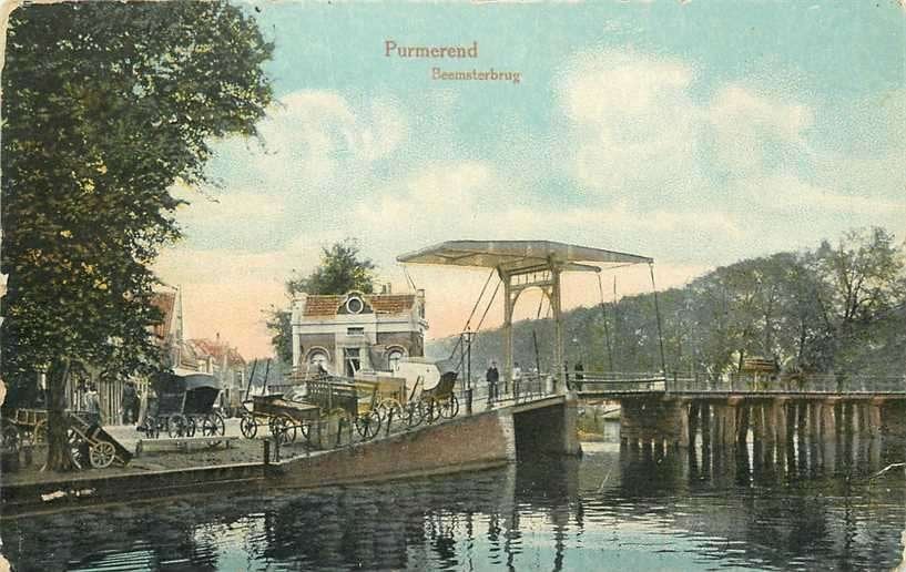 380-852-021 Purmerend Beemsterbrug, Verzenden, Voor 1920, Noord-Holland