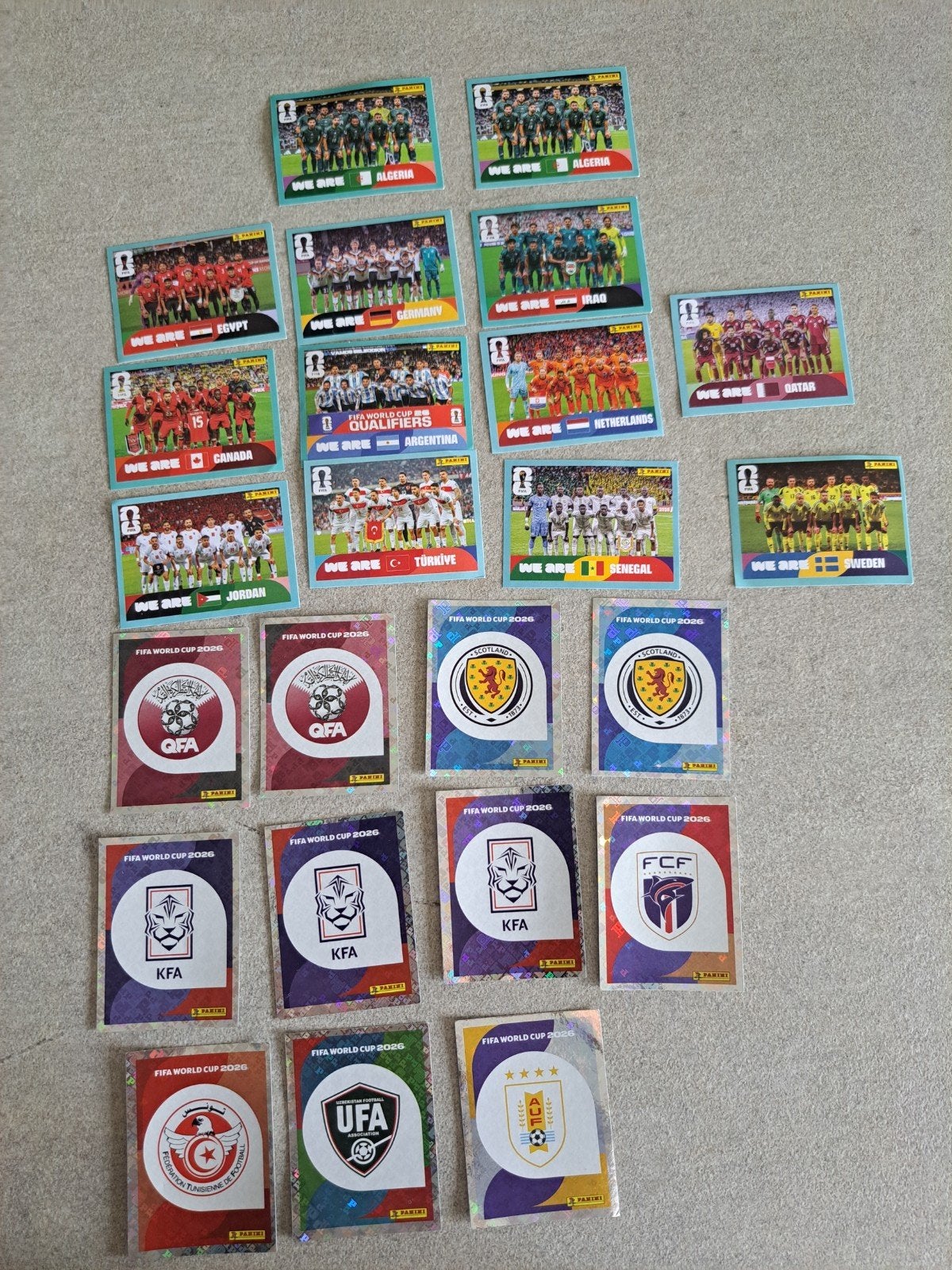 Panini WK stickers, Ophalen of Verzenden