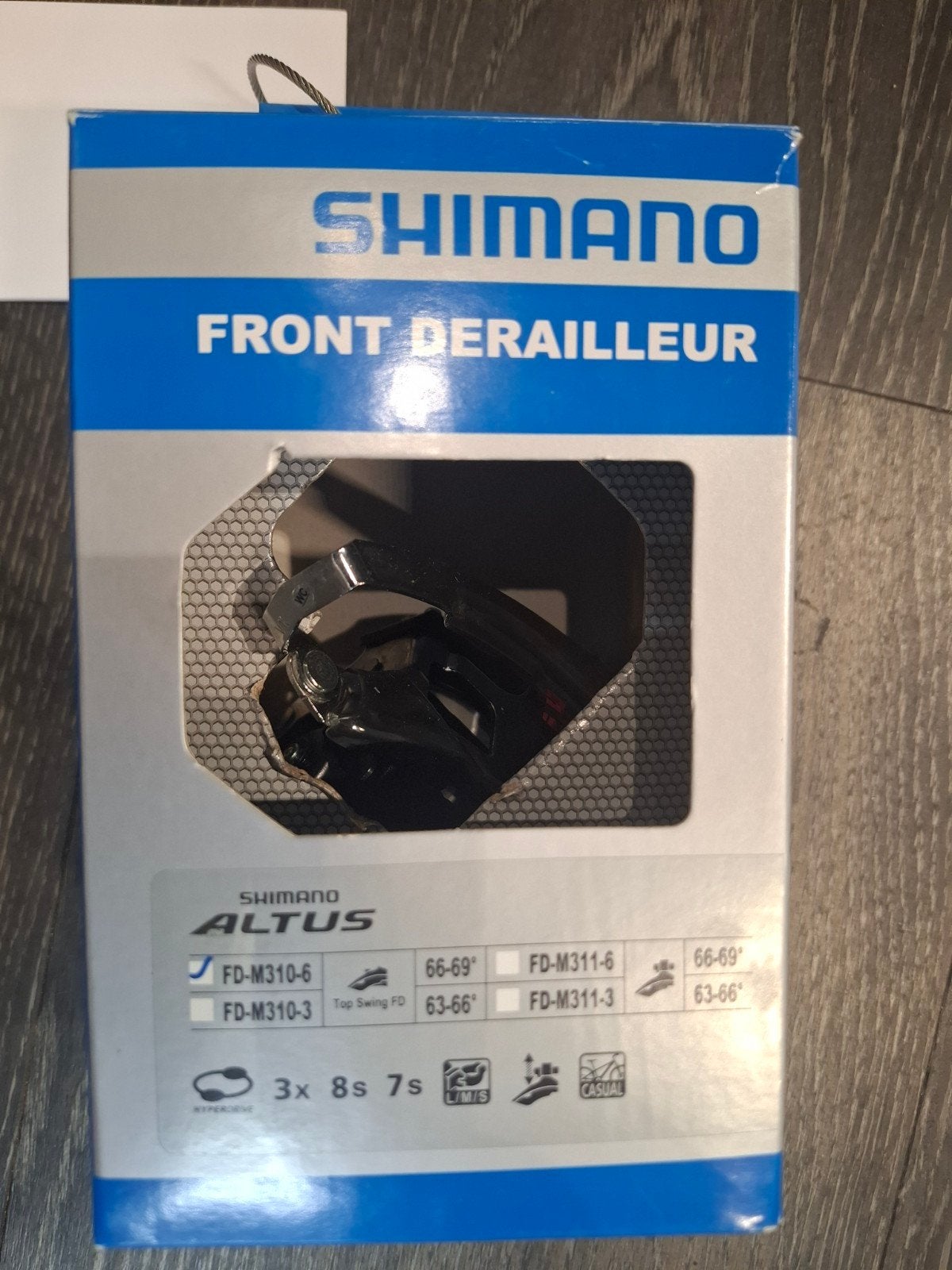 Shimano Altus FD-M310-6 Voorderailleur Nieuw, Fietsen en Brommers, Fietsonderdelen, Ophalen of Verzenden